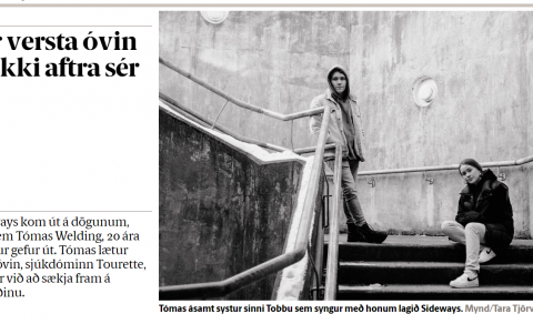 Viðtal við Tómas Welding í Fréttablaðinu